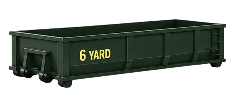 6 YD³ Lowboy yard dumpster